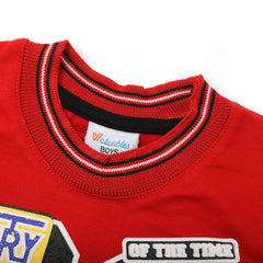 Boys Full Sleeves SweatShirt - Red