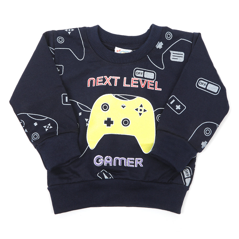 Newborn Boys Full Sleeves Shirts - Navy Blue, Newborn Boys Shirts & T-Shirts, Chase Value, Chase Value