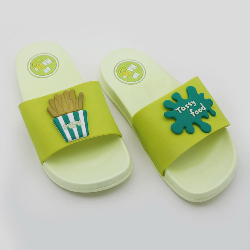 Boys Slidder - Green, Boys Slippers, Chase Value, Chase Value
