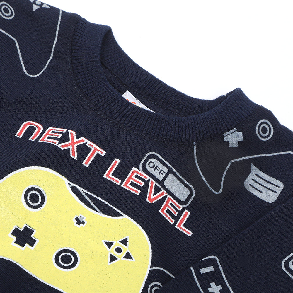 Newborn Boys Full Sleeves Shirts - Navy Blue, Newborn Boys Shirts & T-Shirts, Chase Value, Chase Value