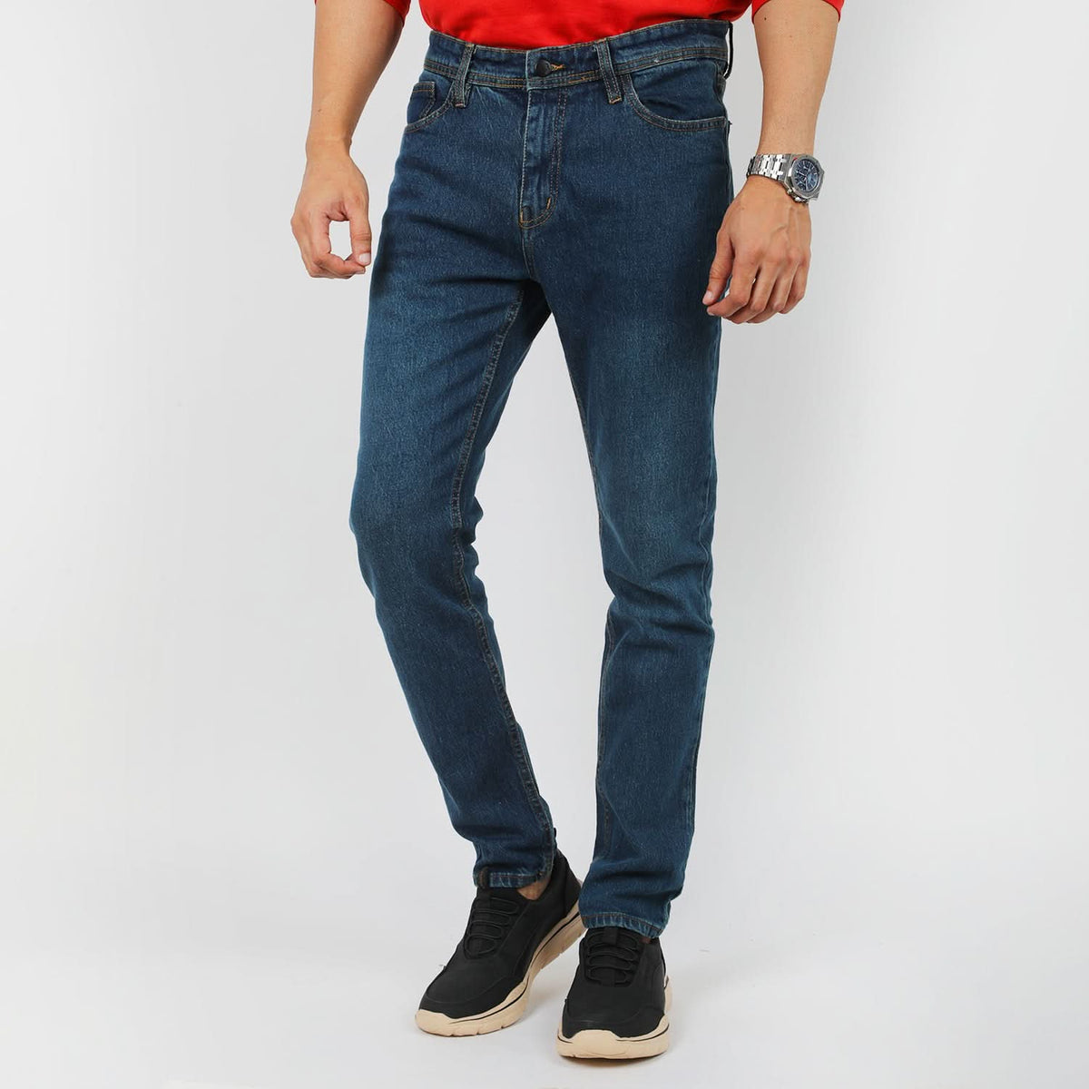 Pull & Bear Denim Pant - Dark Blue, Men's Casual Pants & Jeans, Chase Value, Chase Value