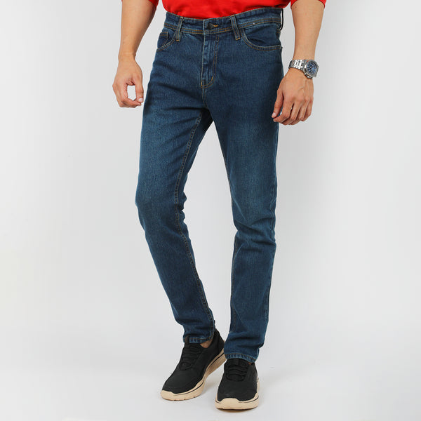 Pull & Bear Denim Pant - Dark Blue