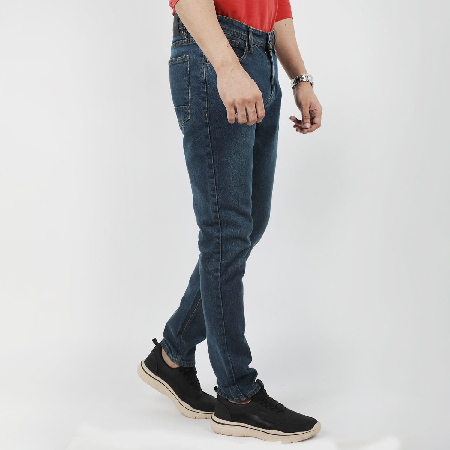 Pull & Bear Denim Pant - Dark Blue, Men's Casual Pants & Jeans, Chase Value, Chase Value