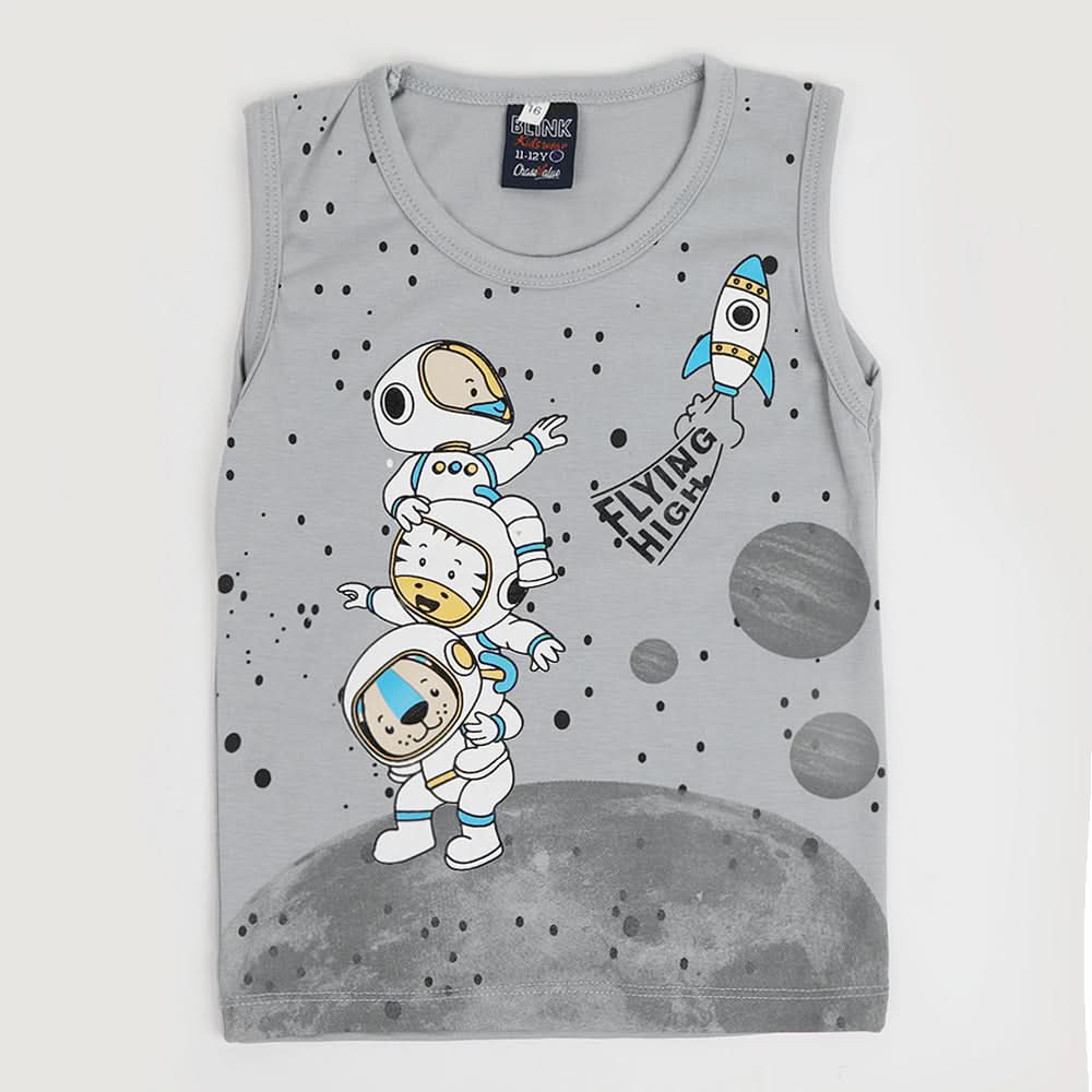 Boys Sando T-Shirt - Grey, Boys Sando, Chase Value, Chase Value