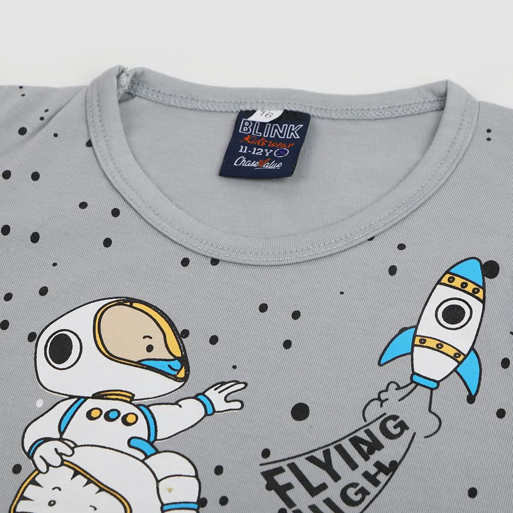 Boys Sando T-Shirt - Grey, Boys Sando, Chase Value, Chase Value