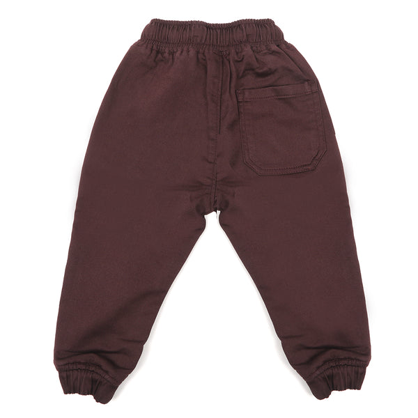 Eminent Boys Cotton Trouser - Burgandi