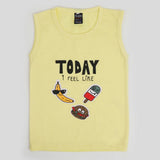 Boys Sando T-Shirt - Yellow, Boys Sando, Chase Value, Chase Value