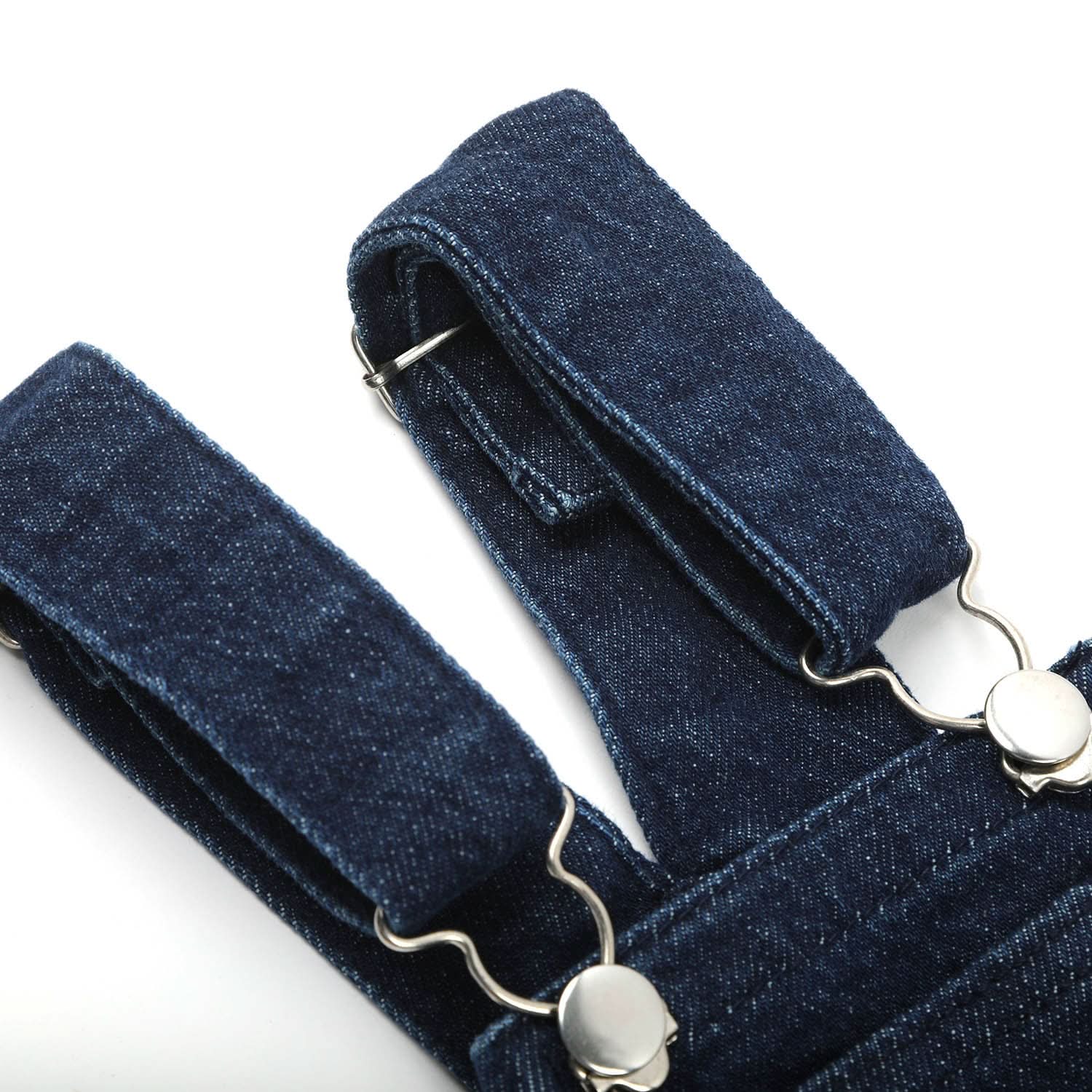 Boys Denim Romper - Dark Blue, Boys Pants, Chase Value, Chase Value