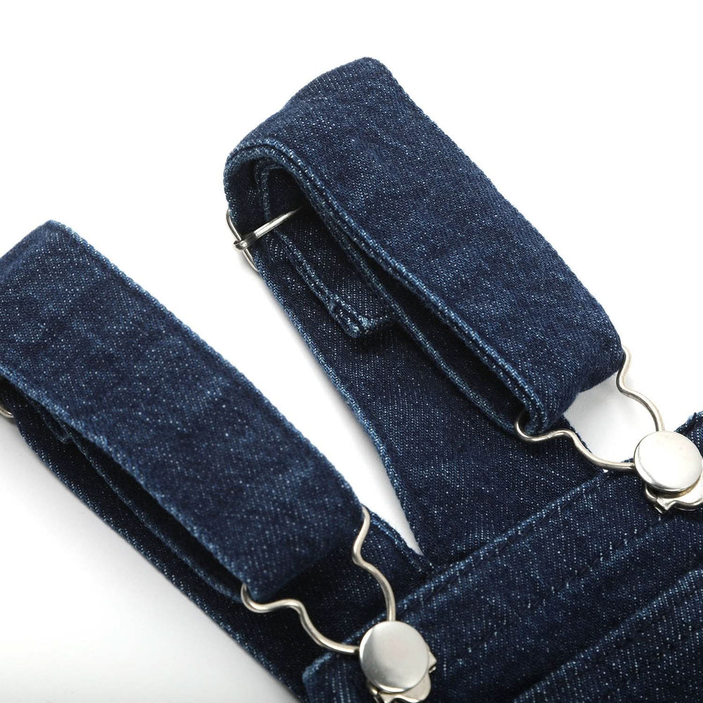 Boys Denim Romper - Dark Blue, Boys Pants, Chase Value, Chase Value