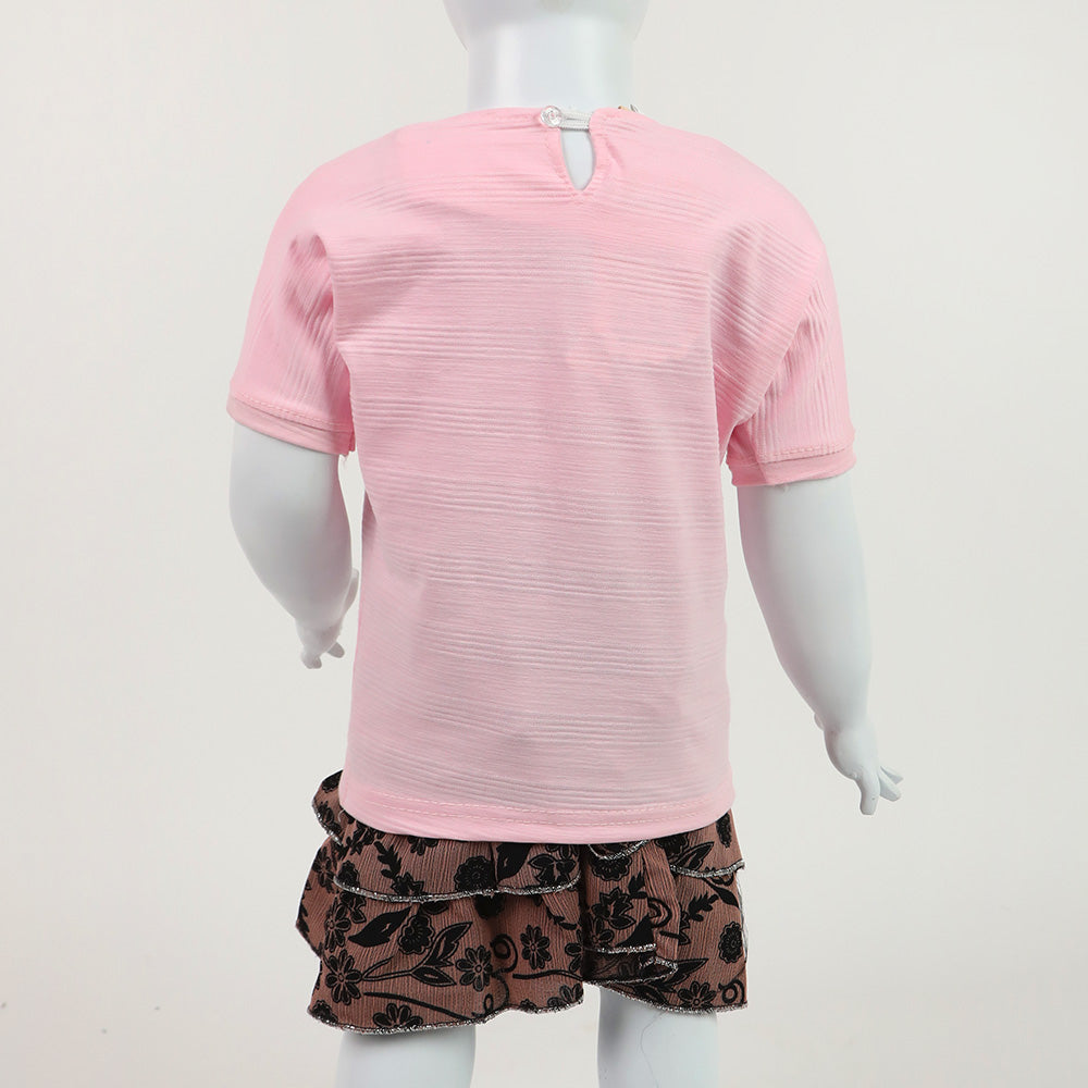 Girls Skirt Suit - Pink, Girls Suits, Chase Value, Chase Value