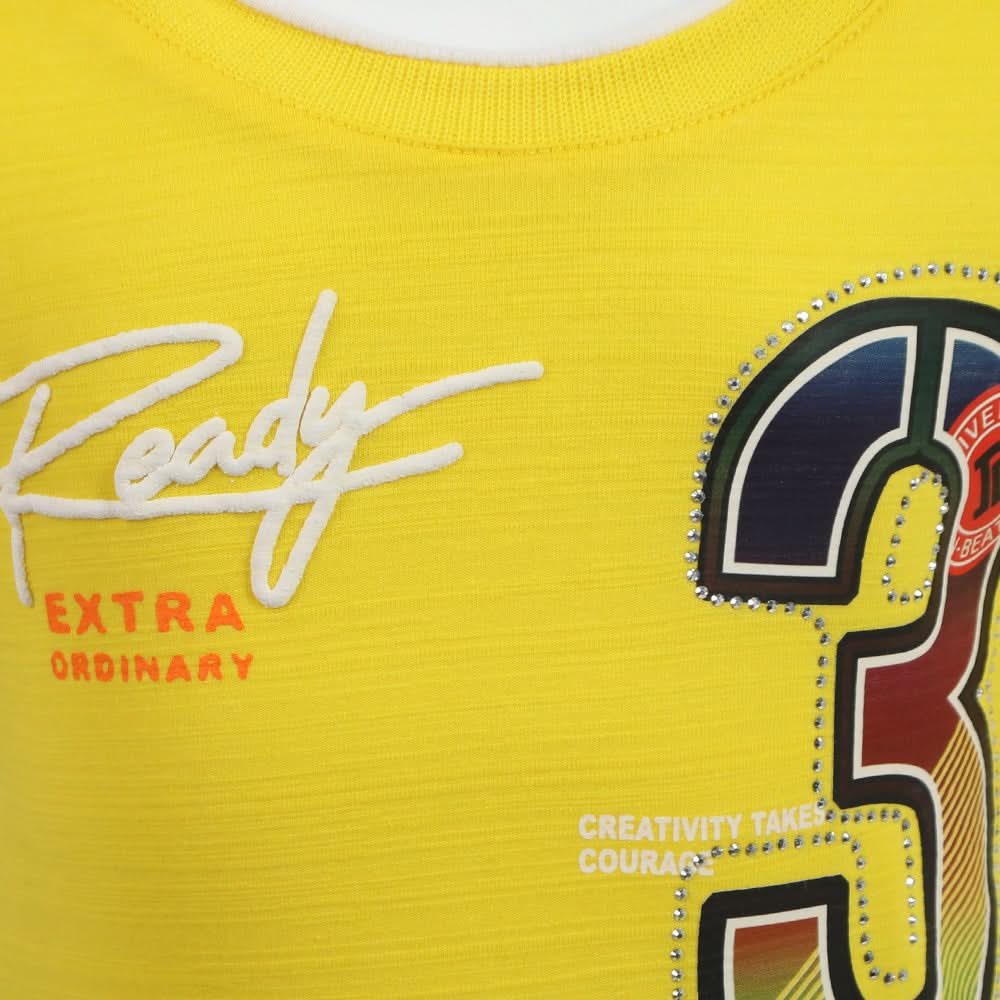 Newborn Boy T-Shirt - Yellow, Newborn Boys Shirts & T-Shirts, Chase Value, Chase Value