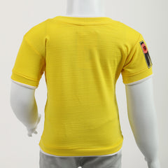 Newborn Boy T-Shirt - Yellow