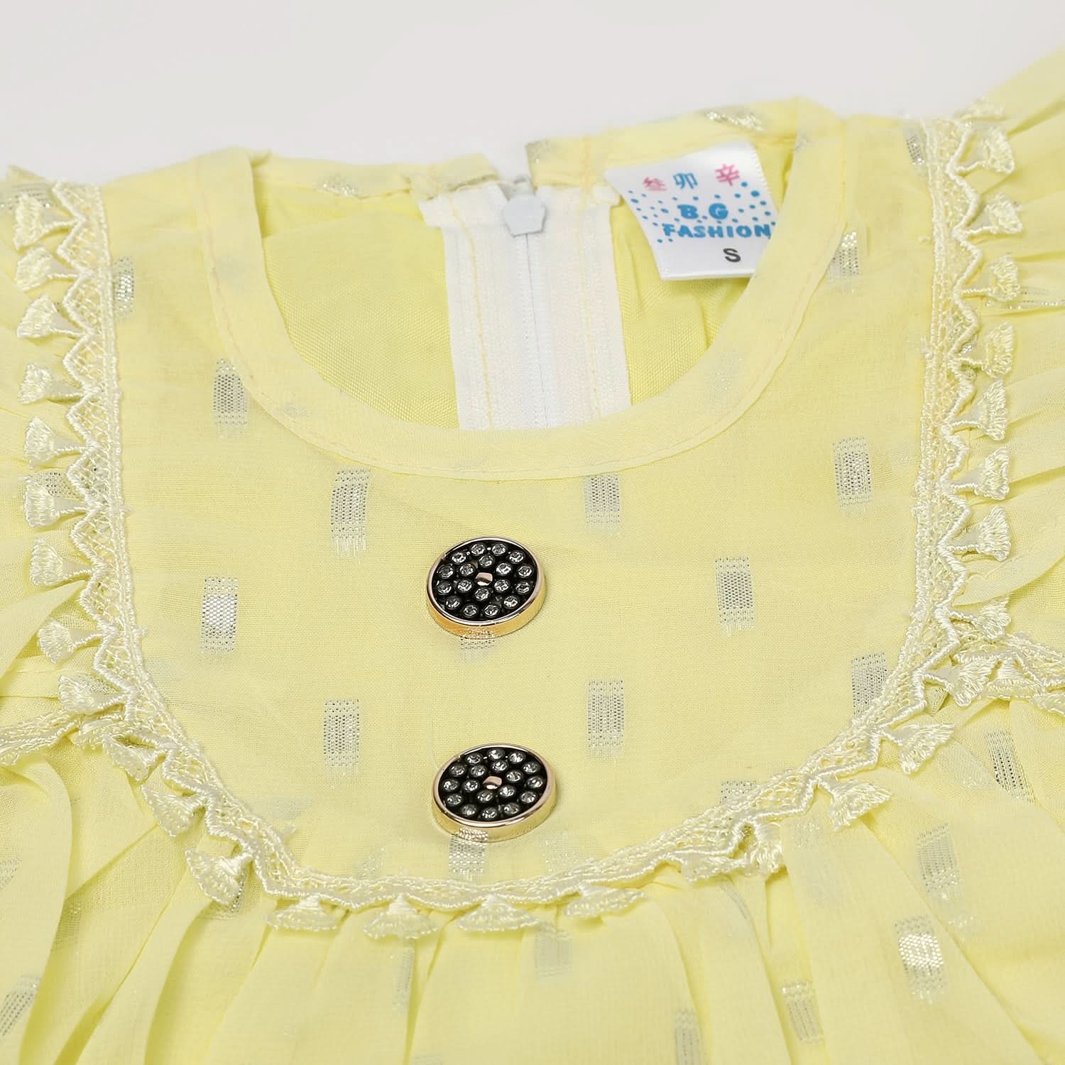 Girl's Half Sleeves Pant Suit - Yellow, Girls Suits, Chase Value, Chase Value