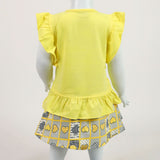 Girls Skirt Suit - Yellow, Girls Suits, Chase Value, Chase Value