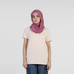 Eminent Women's Half Sleeves Printed T-Shirt - Light Pink, Women T-Shirts & Tops, Eminent, Chase Value