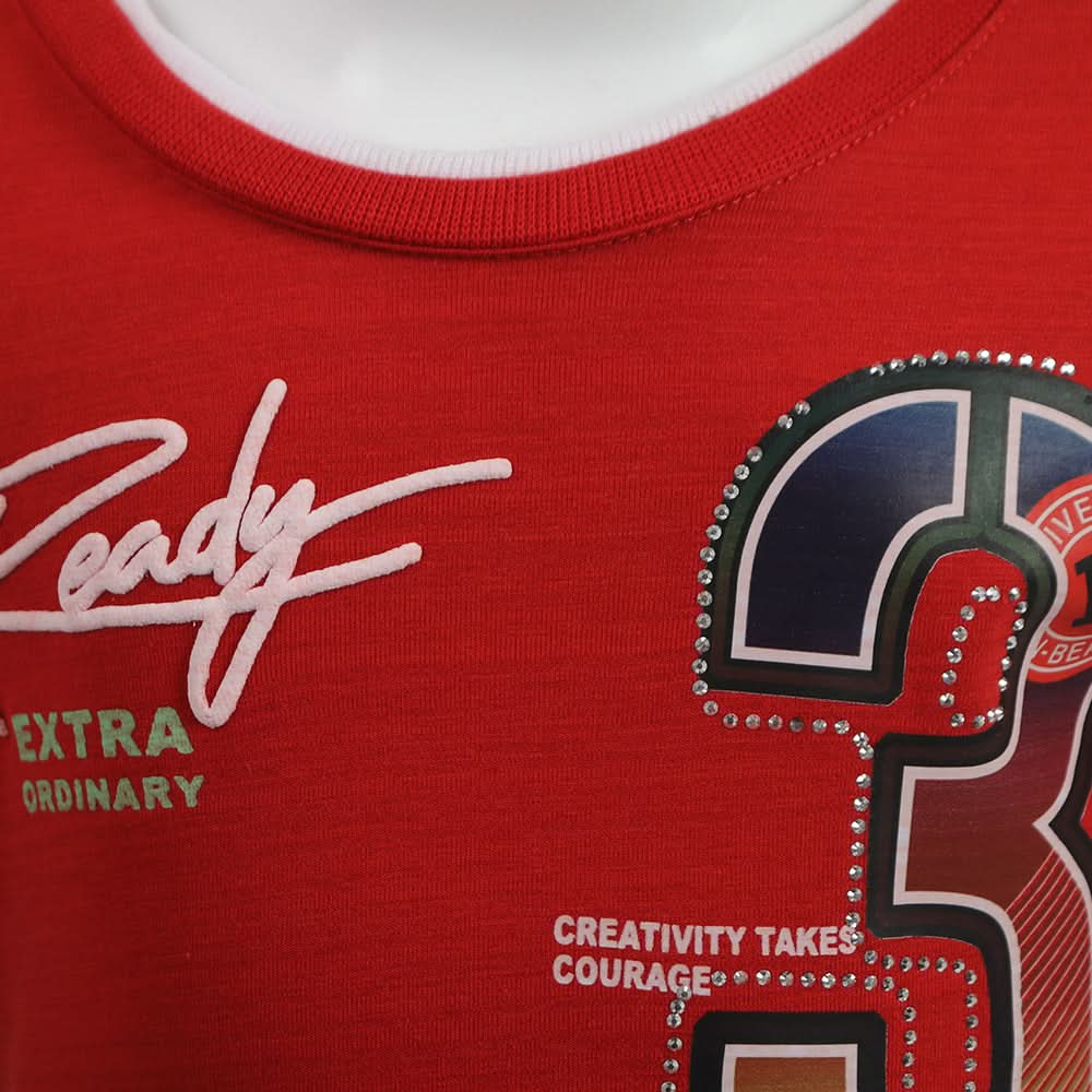 Newborn Boy T-Shirt - Red, Newborn Boys Shirts & T-Shirts, Chase Value, Chase Value