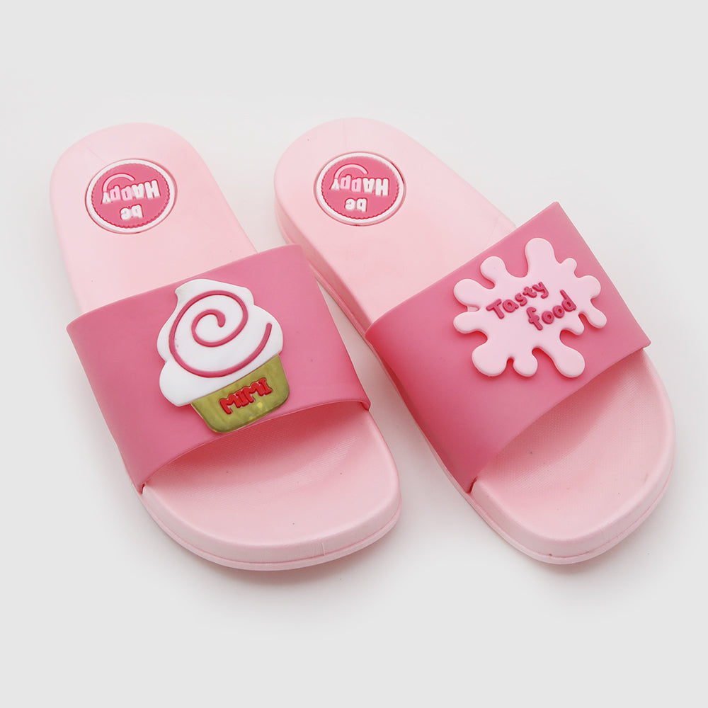 Girls Slidder - Pink, Girls Slippers, Chase Value, Chase Value
