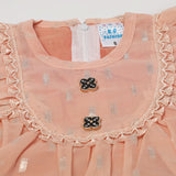 Girl's Half Sleeves Pant Suit - Peach, Girls Suits, Chase Value, Chase Value