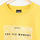 Men's Half Sleeves Printed T-Shirt - Yellow, Men's T-Shirts & Polos, Chase Value, Chase Value