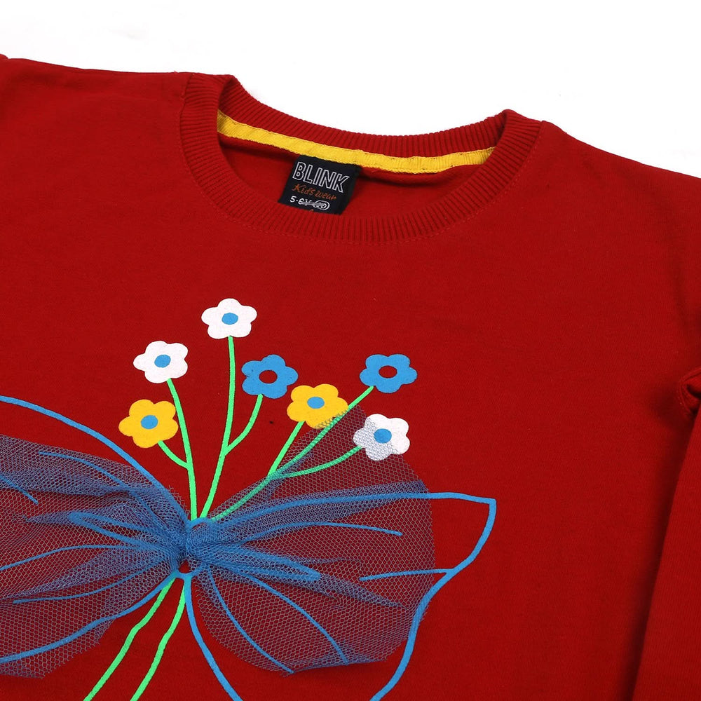 Girls T-Shirt  - Red, Girls T-Shirts, Chase Value, Chase Value