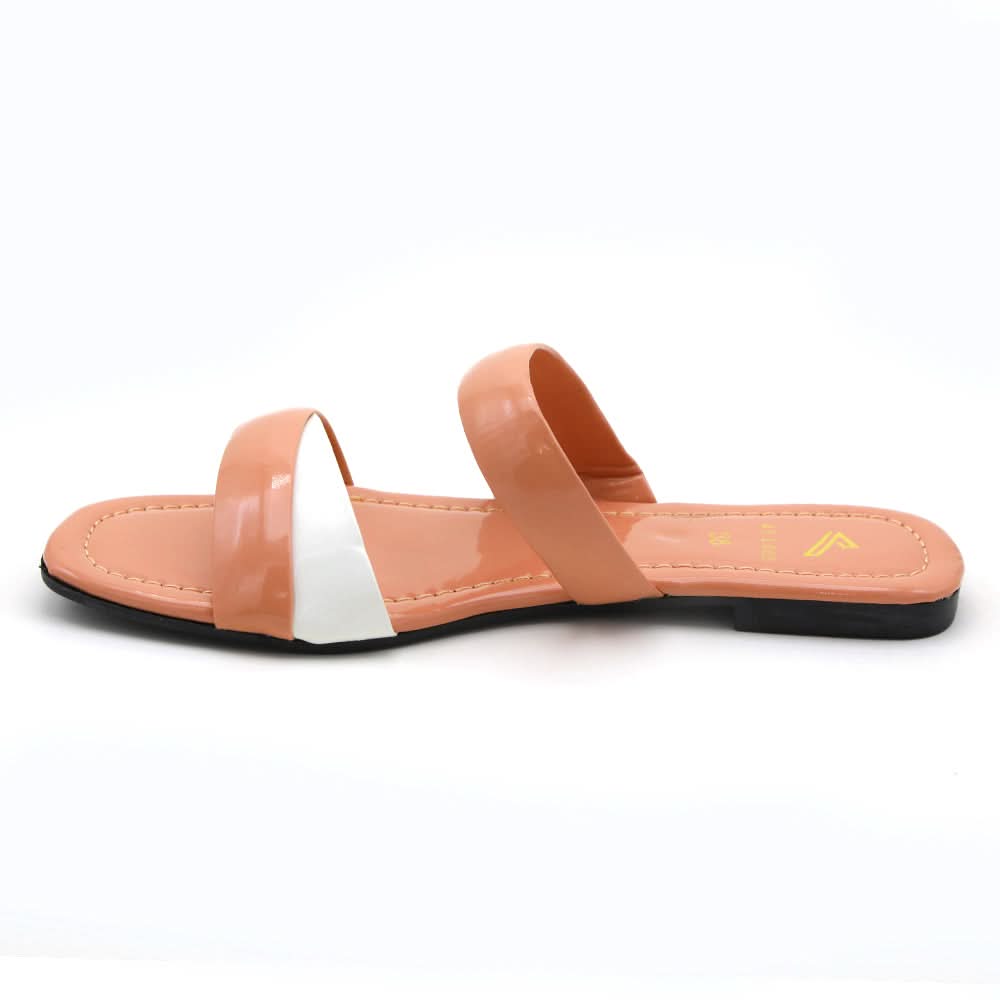 Valuable Open-Toe Slipper - Peach, Women Slippers, Chase Value, Chase Value