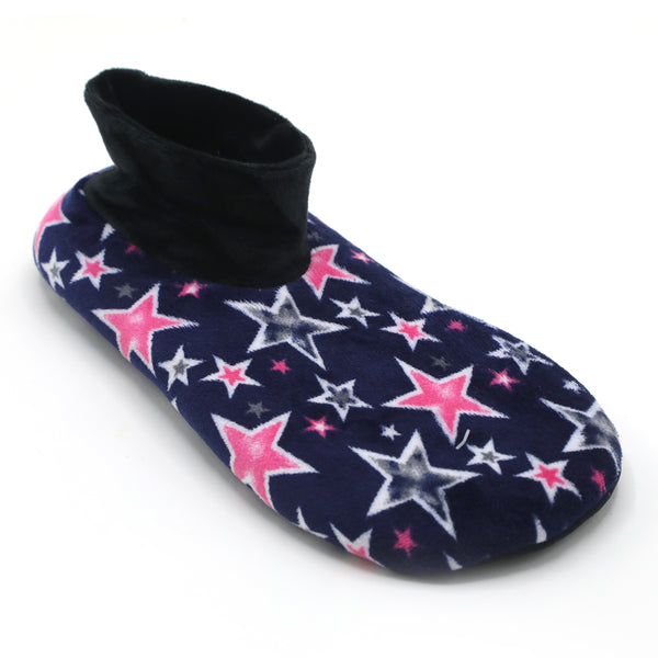 Women's Velvet Boot Socks - Navy Blue