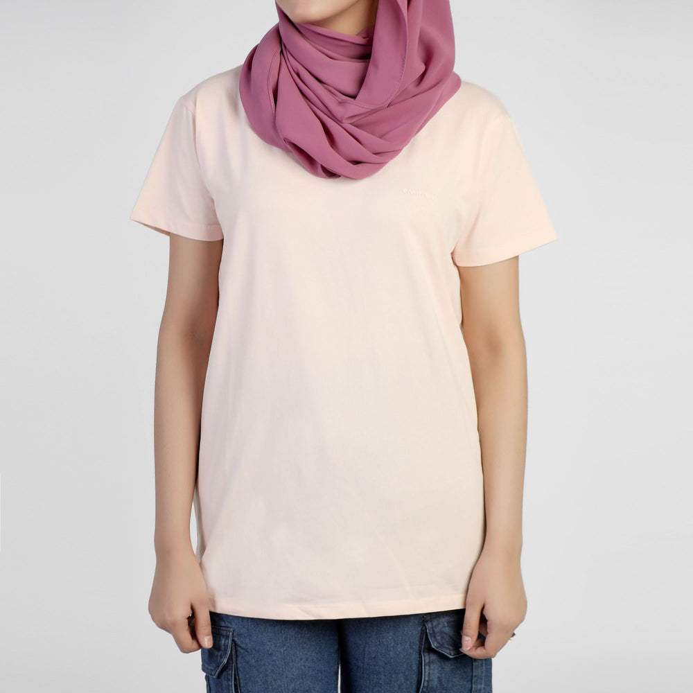 Eminent Women's Half Sleeves Printed T-Shirt - Light Pink, Women T-Shirts & Tops, Eminent, Chase Value