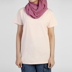 Eminent Women's Half Sleeves Printed T-Shirt - Light Pink, Women T-Shirts & Tops, Eminent, Chase Value