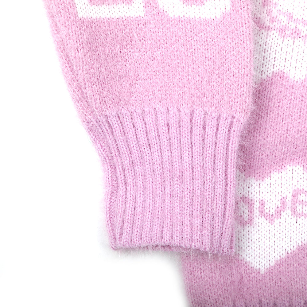 Girls Full Sleeves Sweater - Purple, Girls Sweaters, Chase Value, Chase Value