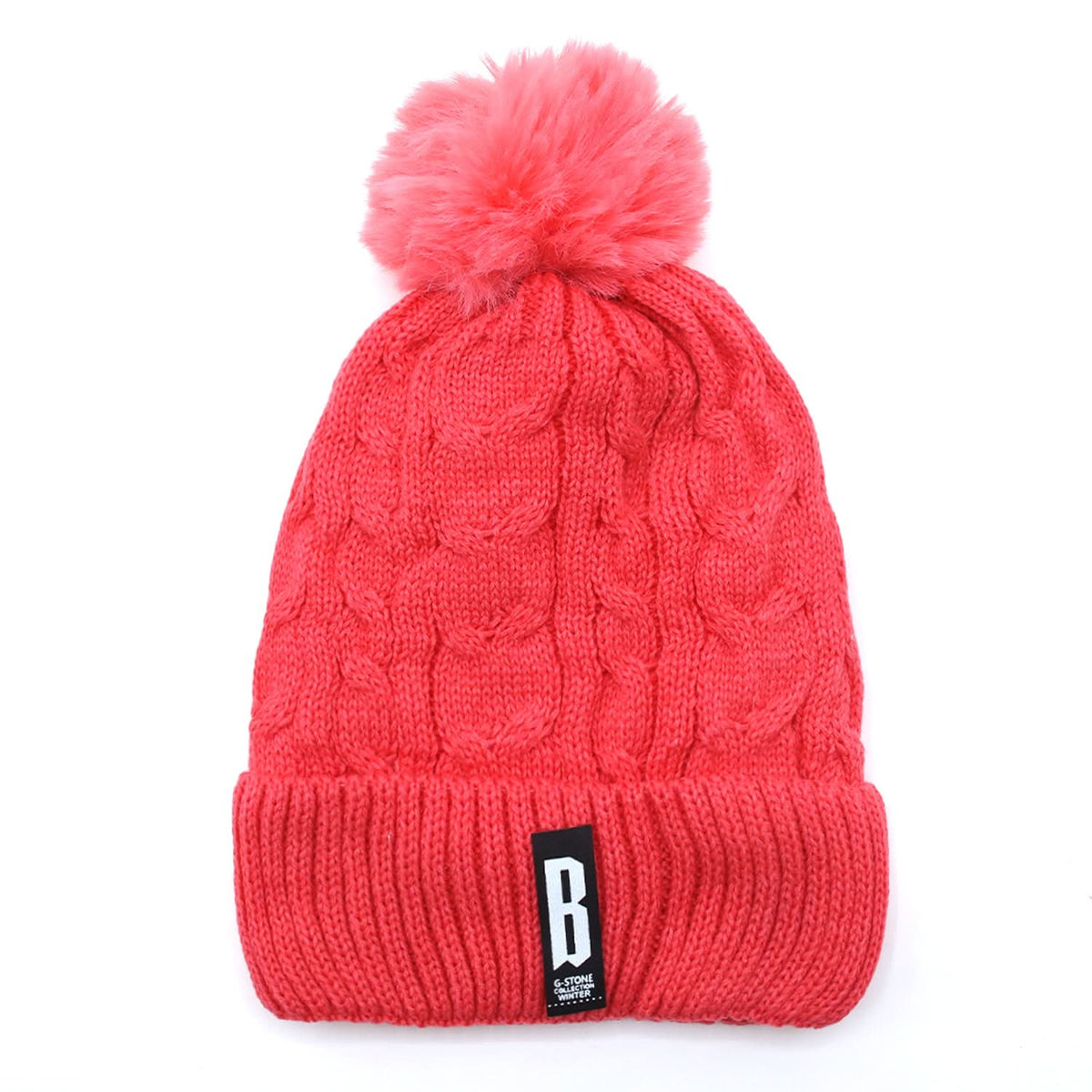Women's Woolen Cap - Fushia, Women Caps & Hats, Chase Value, Chase Value