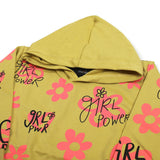 Girls Hoodie T-Shirt  - Beige, Girls Hoodies & Sweat Shirts, Chase Value, Chase Value