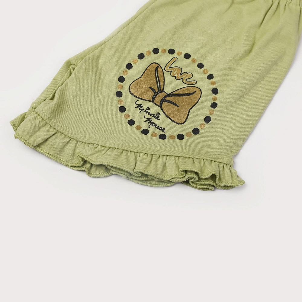 Girls Half Sleeves Suits - Green, Girls Suits, Chase Value, Chase Value