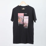 Men's Half Sleeves Printed T-Shirt - Black, Men's T-Shirts & Polos, Chase Value, Chase Value
