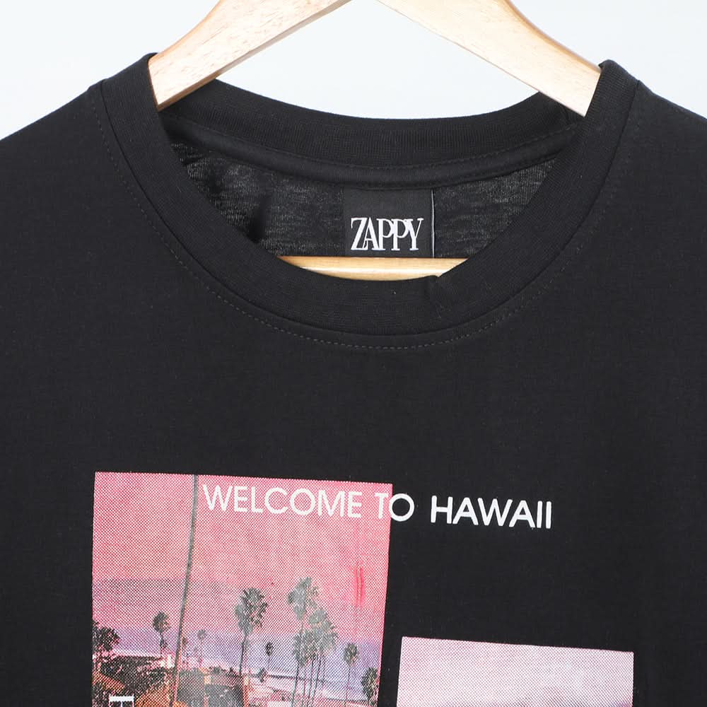 Men's Half Sleeves Printed T-Shirt - Black, Men's T-Shirts & Polos, Chase Value, Chase Value