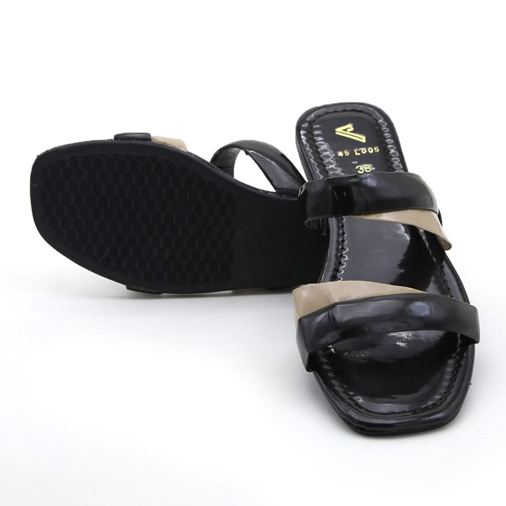 Valuable Open-Toe Slipper - Brown, Women Slippers, Chase Value, Chase Value