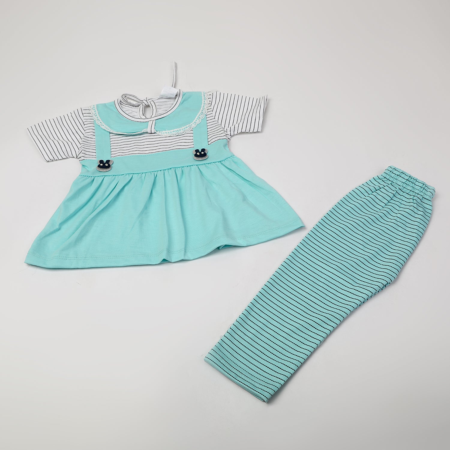 Girl's Tight Half Sleeves Suit - Blue, Girls Suits, Chase Value, Chase Value