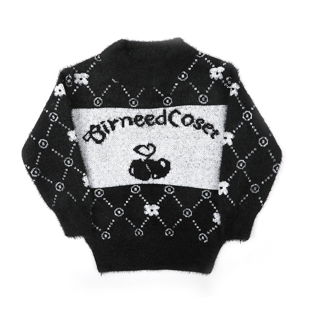 Girls Full Sleeves Sweater - Black, Girls Sweaters, Chase Value, Chase Value