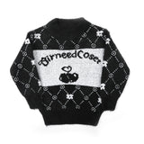 Girls Full Sleeves Sweater - Black, Girls Sweaters, Chase Value, Chase Value