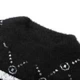 Girls Full Sleeves Sweater - Black, Girls Sweaters, Chase Value, Chase Value