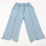 Girl's Denim Pant - Light Blue, Girls Pants & Capri, Chase Value, Chase Value