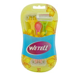 Wetell Women Razor 202406 3's, Razor & Cartridges, Wetell, Chase Value