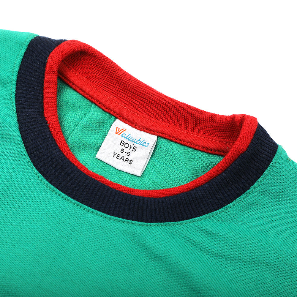 Boys Full Sleeves SweatShirt - Light Green, Boys Hoodies & Sweat Shirts, Chase Value, Chase Value