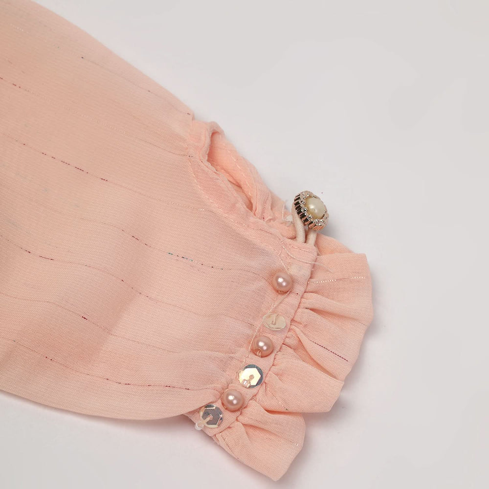 Girls Shalwar Suits - Peach, Girls Shalwar Kameez, Chase Value, Chase Value
