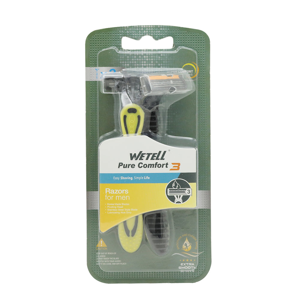 Wetell Men Razor 202359 2's, Razor & Cartridges, Wetell, Chase Value