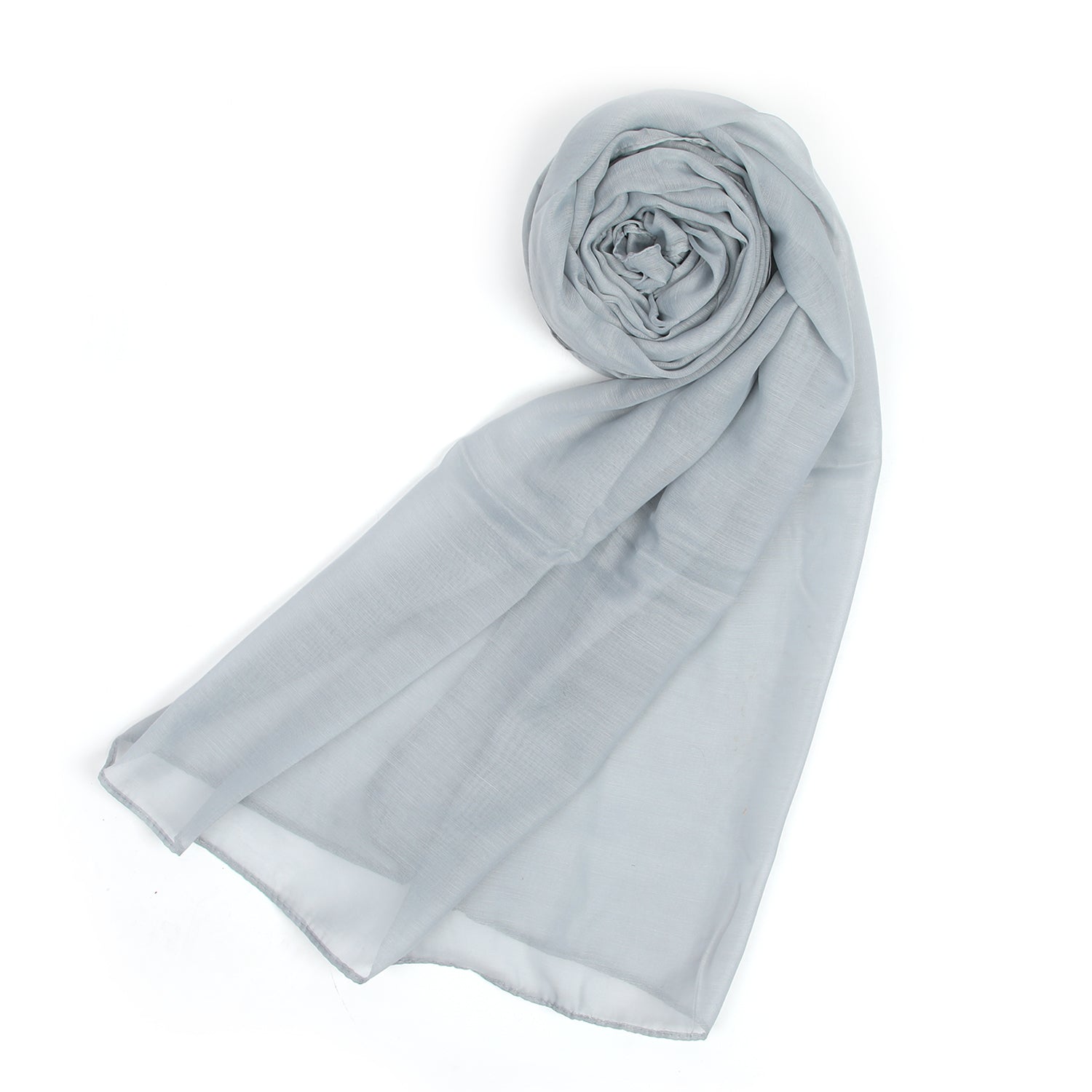 Women's Plain Turkish Stole - Grey, Women Shawls & Scarves, Chase Value, Chase Value