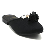 Girls Backless Pump Slipper - Black, Girls Backless Pump, Chase Value, Chase Value