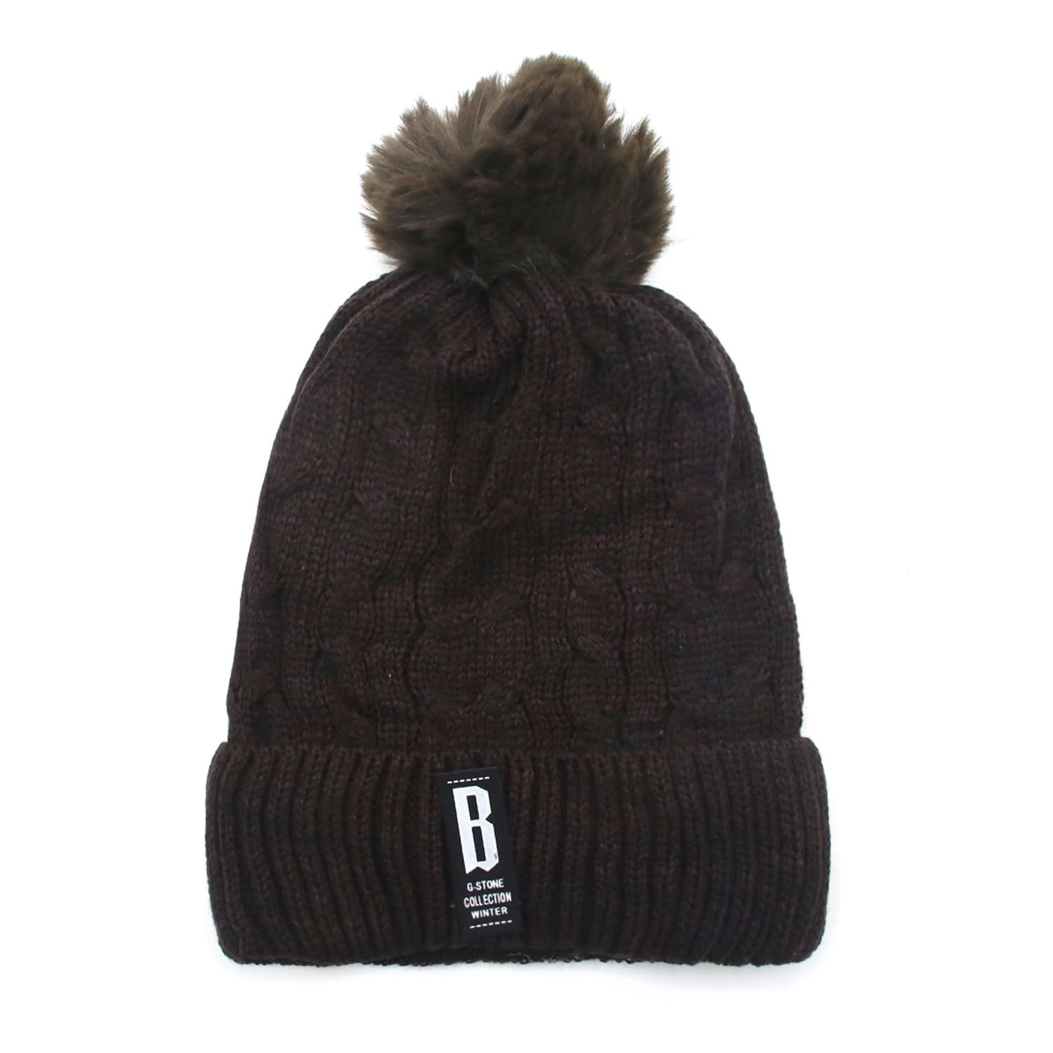 Women's Woolen Cap - Brown, Women Caps & Hats, Chase Value, Chase Value
