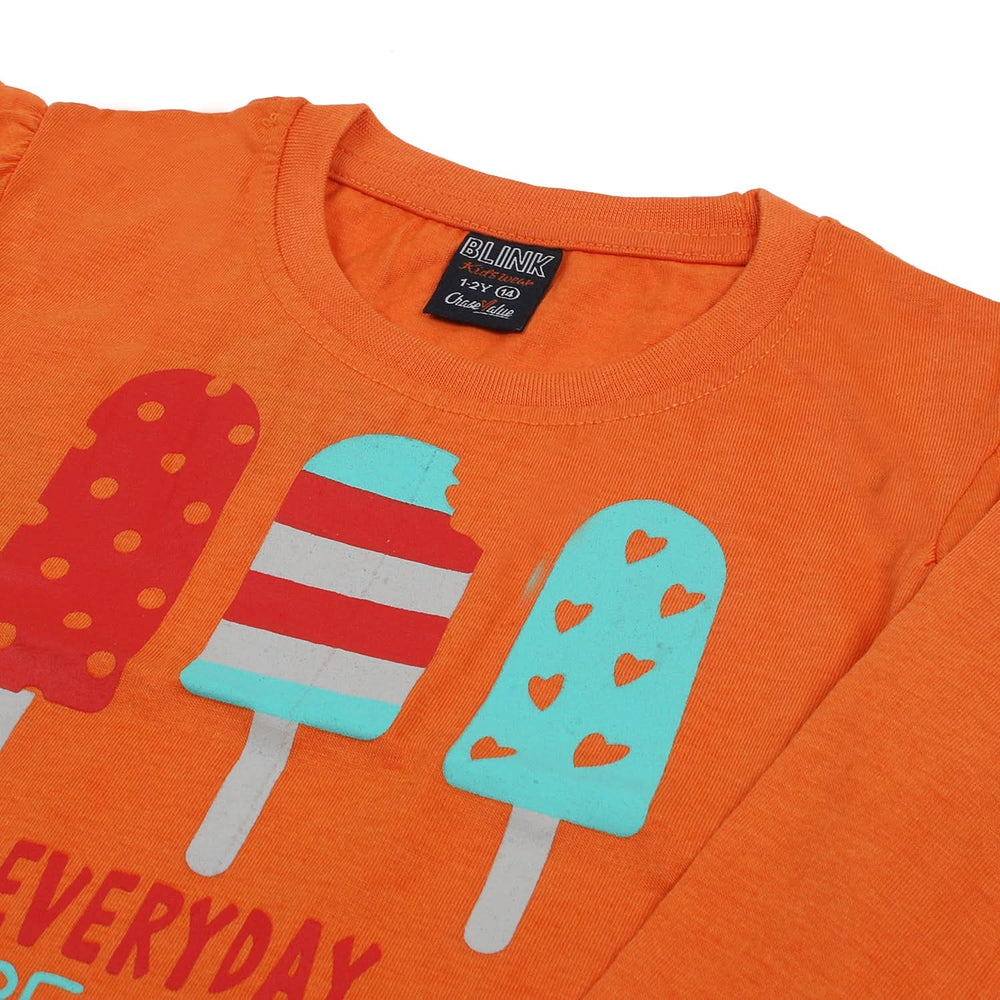 Girls Full Sleeves Suit - Orange, Girls Suits, Chase Value, Chase Value
