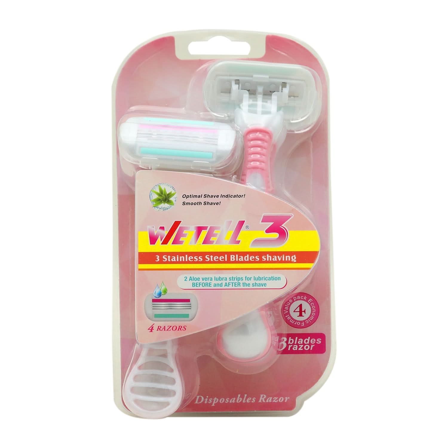 Wetell Women Razor 202320 4's, Razor & Cartridges, Wetell, Chase Value