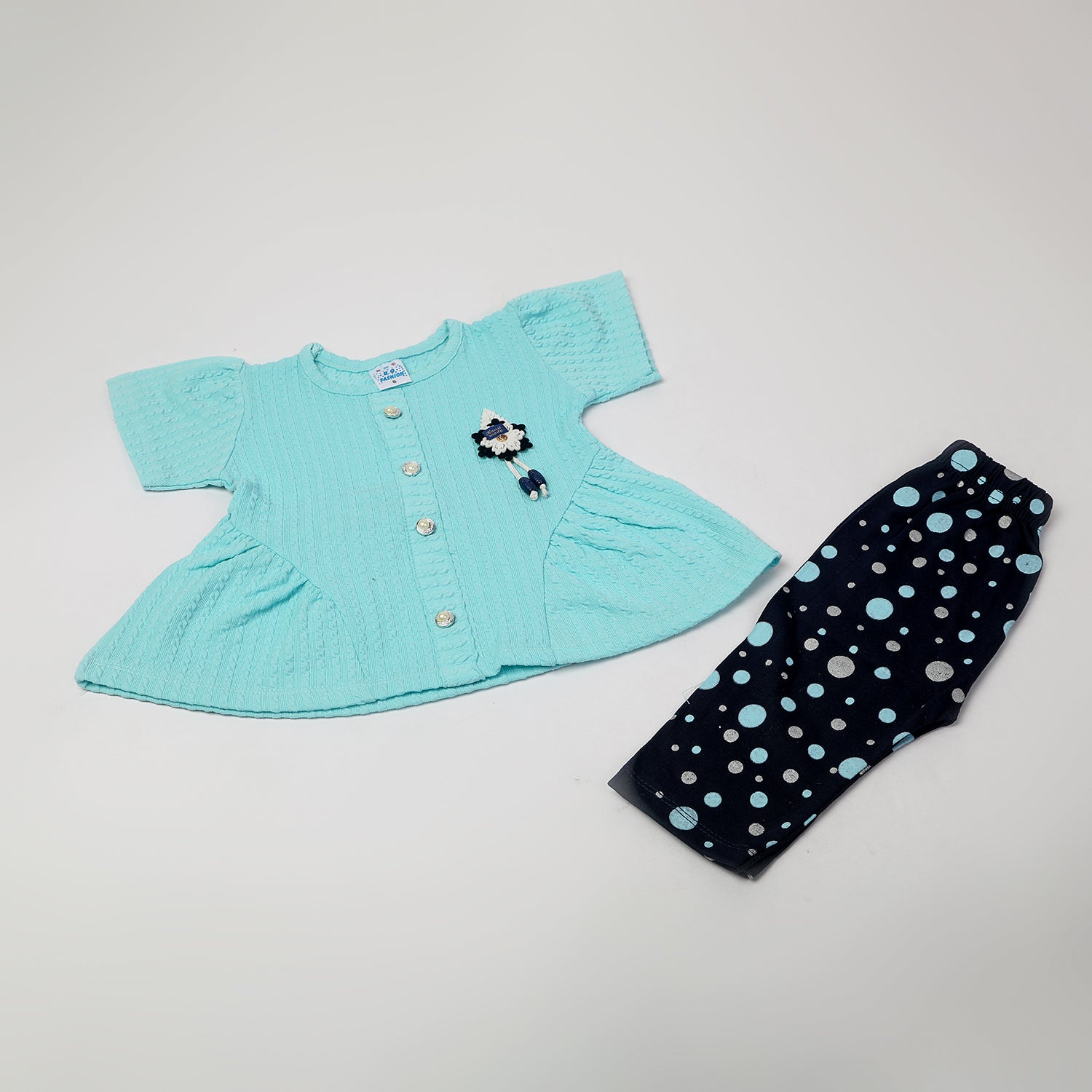 Girls Half Sleeves Suits - Blue, Girls Suits, Chase Value, Chase Value